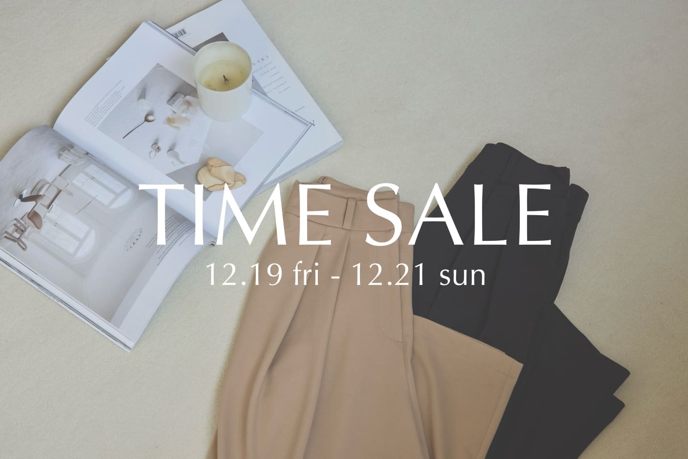 3日間限定！TIME SALE開催中