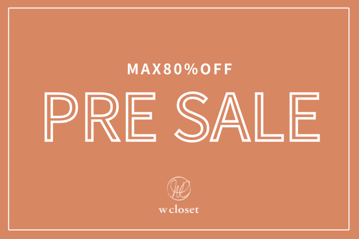 ＼MAX80%オフ／プレセール開催中♪
