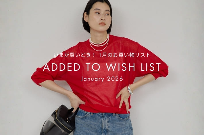 【今月店舗に入荷！】今が買いどき！1月のお買いものリスト