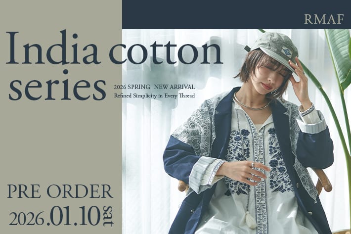 【1/10 sat. PRE ORDER】インディアシリーズ