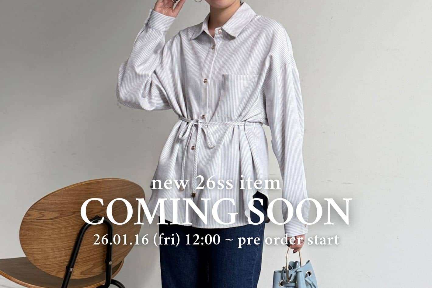 【 COMING SOON 】1/16 12:00～　新作アイテムをご紹介♪