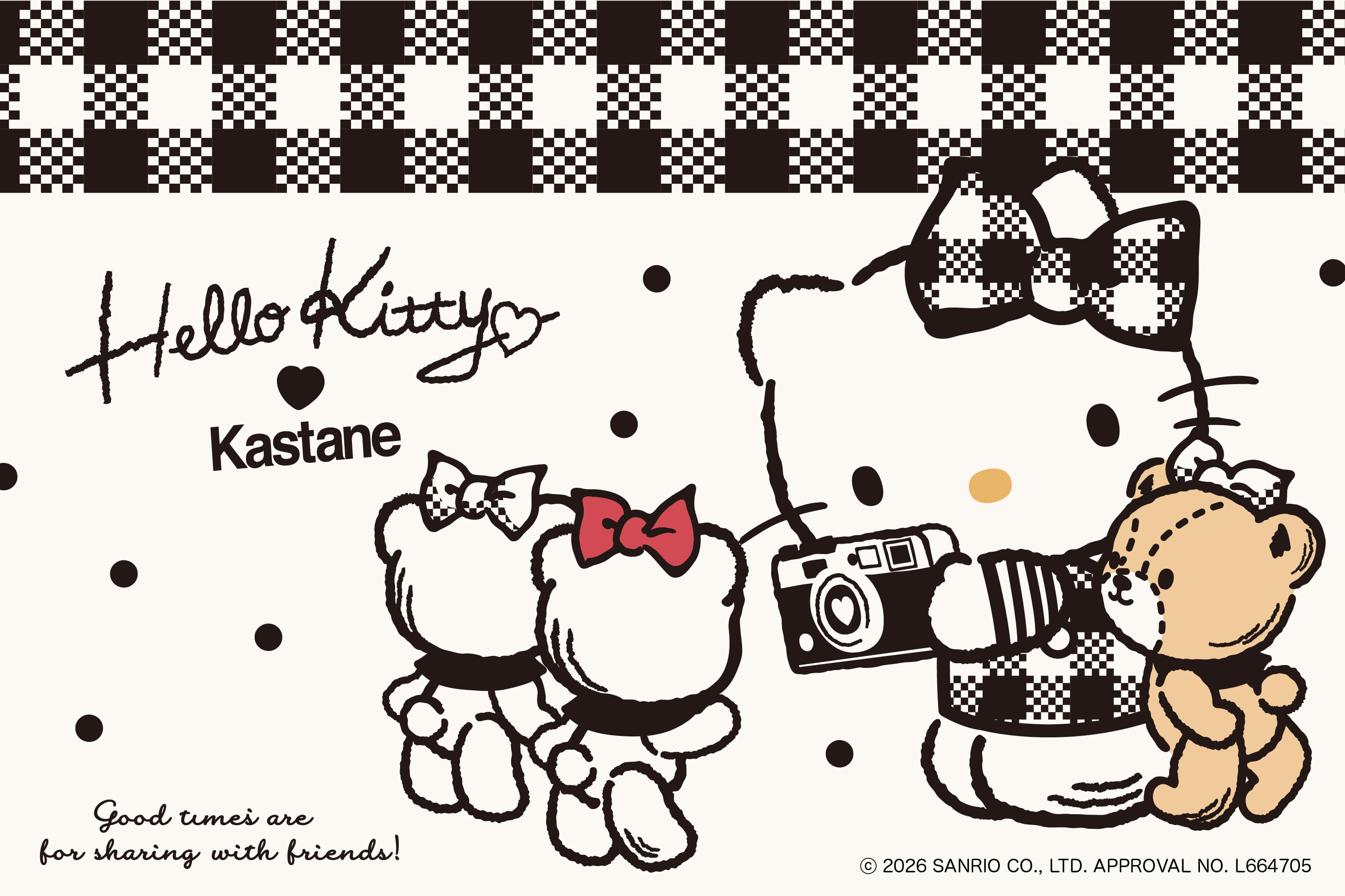 【1.17(sat)発売開始】Hello Kitty × Kastane コラボアイテム
