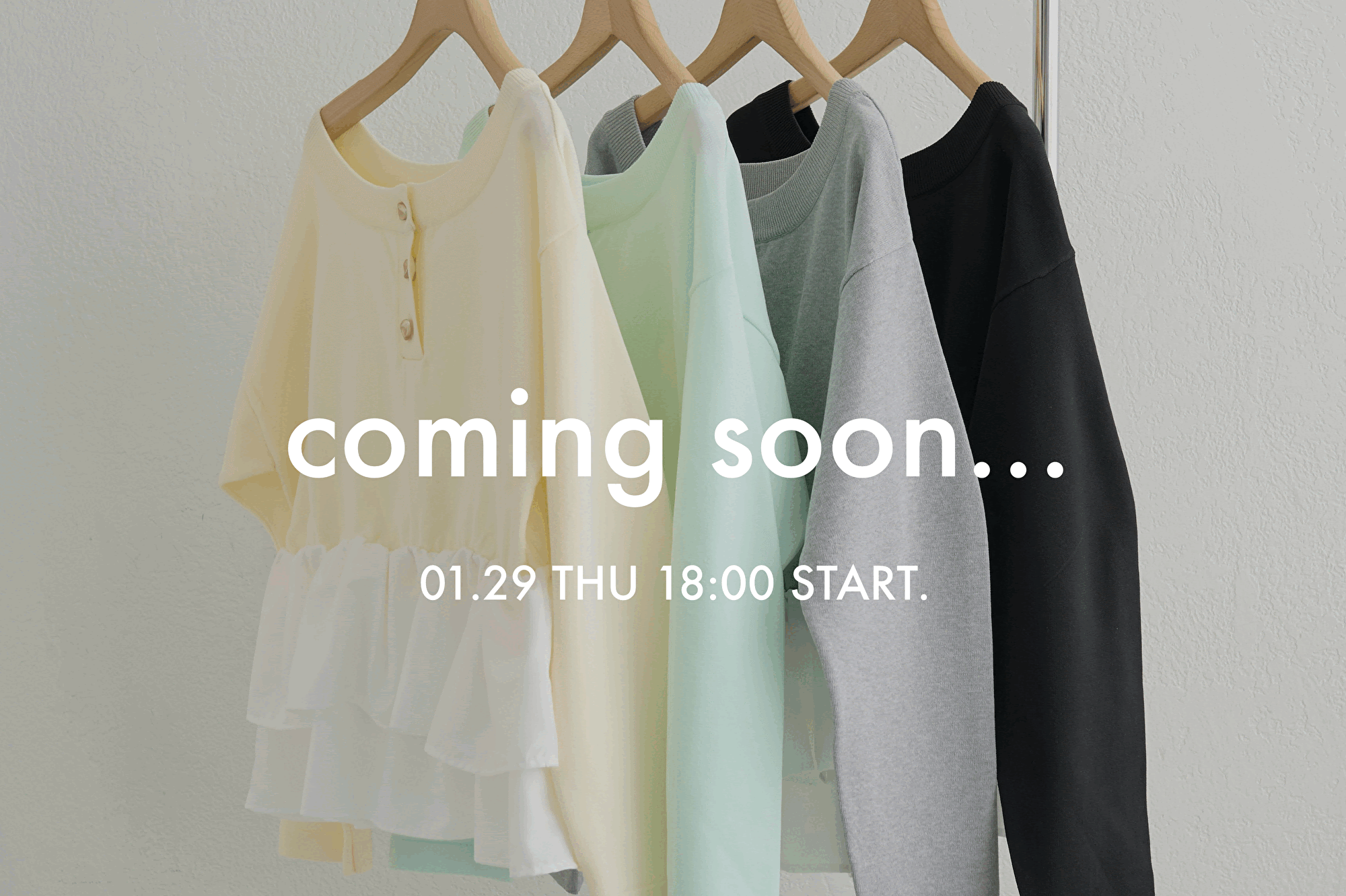 【2026SS一押しアイテム！】ペプラムヘンリーニット coming soon...