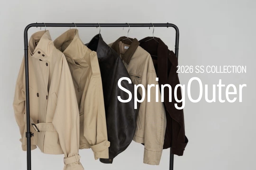 【特集】今季注目の春アウター
