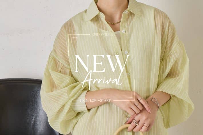 【NEW ARRIVAL】1月29日（木） 新作商品予約START！