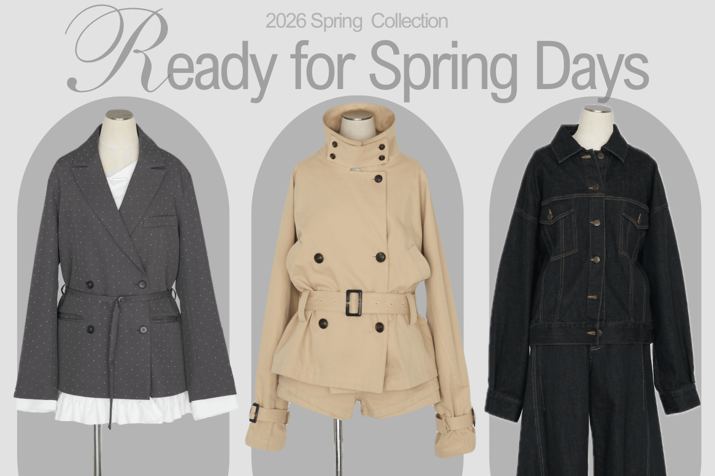 【春のお出かけスタイル】セットアップで春支度