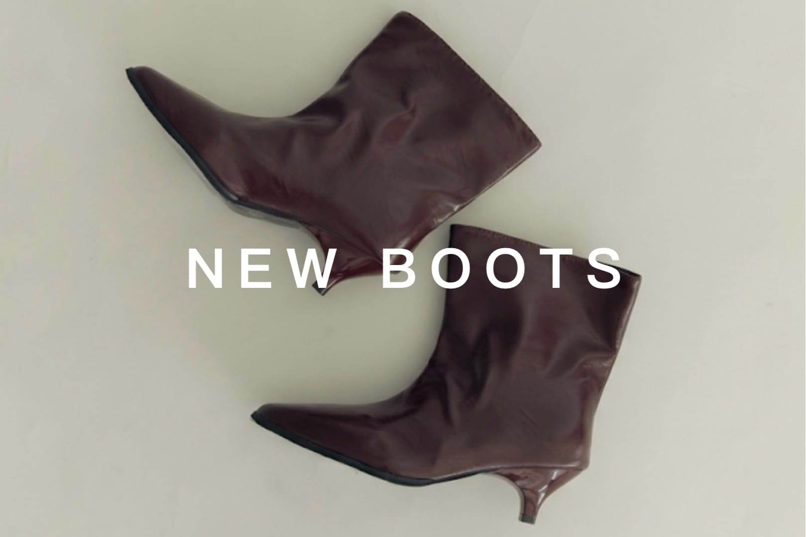 お出かけにおすすめ！ブーツラインナップ