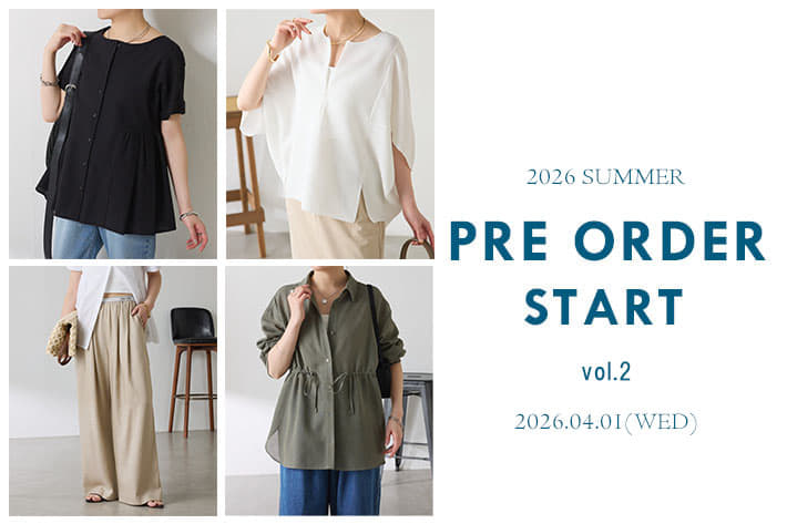 4.1(水) 新作アイテム予約販売スタート！