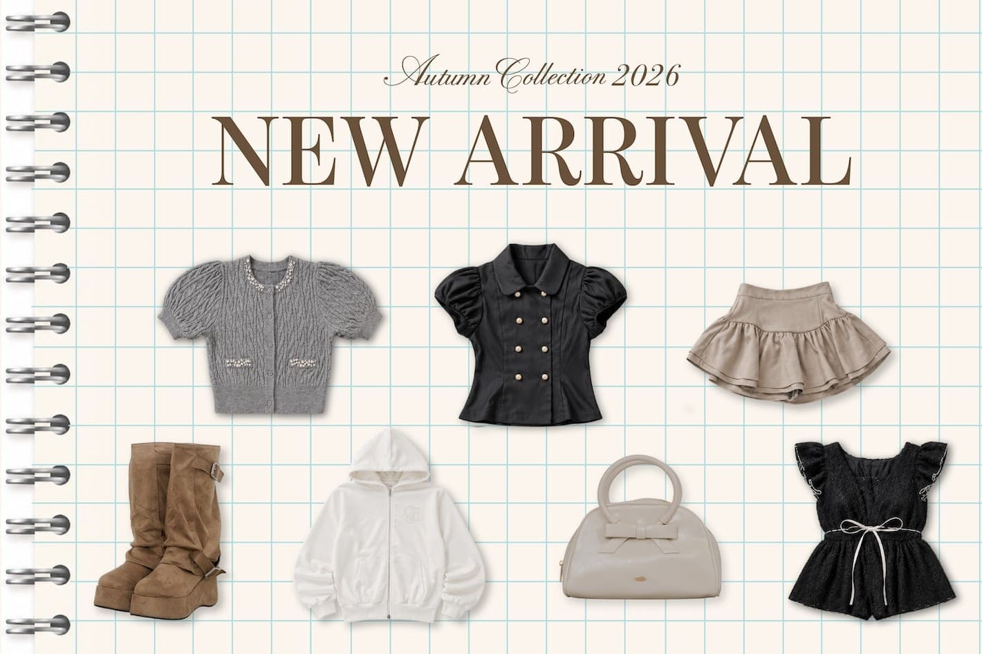【NEW ARRIVAL】秋の新作コレクション♡