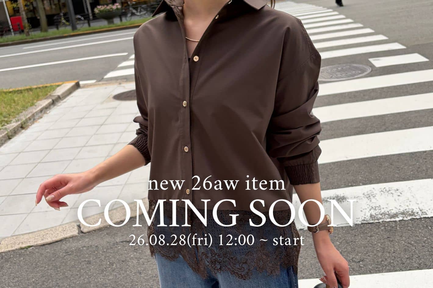【 COMING SOON 】8/28 12:00～新作アイテムをご紹介♪