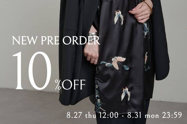 ≪告知≫【8/27(木)12:00～スタート！】新作予約10％OFF第2弾開催！