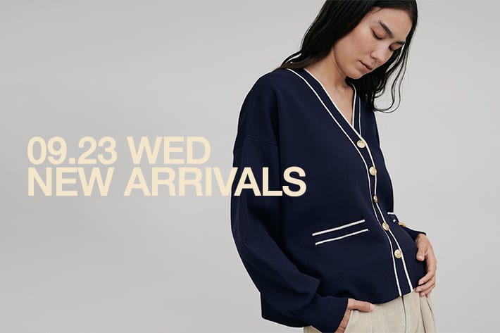 NEW ARRIVAL 《09.23 wed 新作アイテムをcheck》
