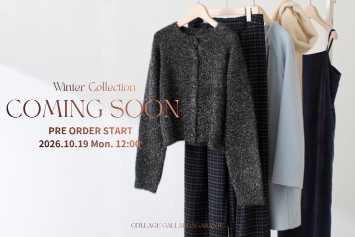 《新作》10.19(月)予約開始 Winter Collection公開！