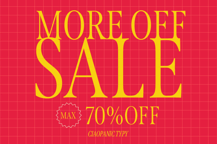 【MAX70%OFF】MORE OFF SALE ITEMS