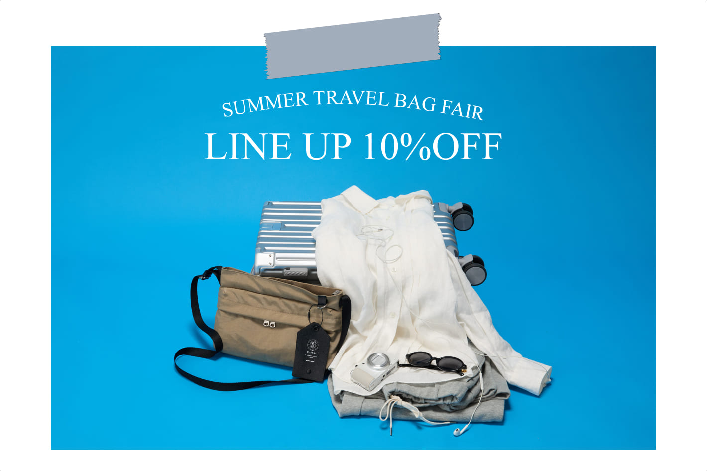 【8/12(水)13時まで対象アイテム10%OFF】SUMMER TRAVEL BAG FAIR