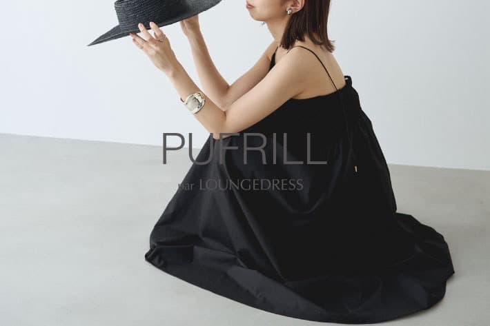 NÉE DE LOUNGEDRESS DÉDIÉE AUX PETITES.
NEW BRAND【PUFRILL/パフリル】