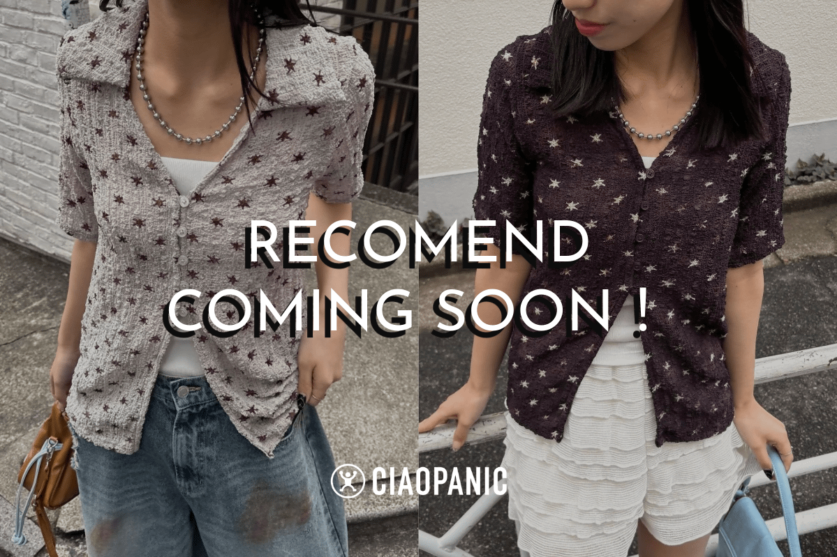 【半袖登場】人気アイテムが夏仕様に♪