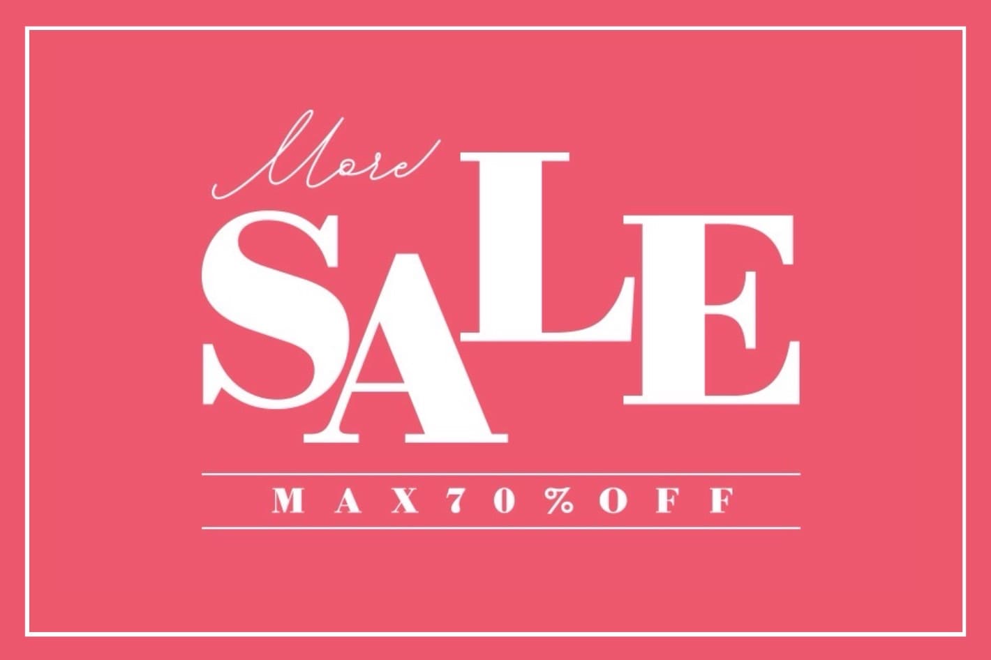 【MAX70％OFF】WINTER SALE開催中！