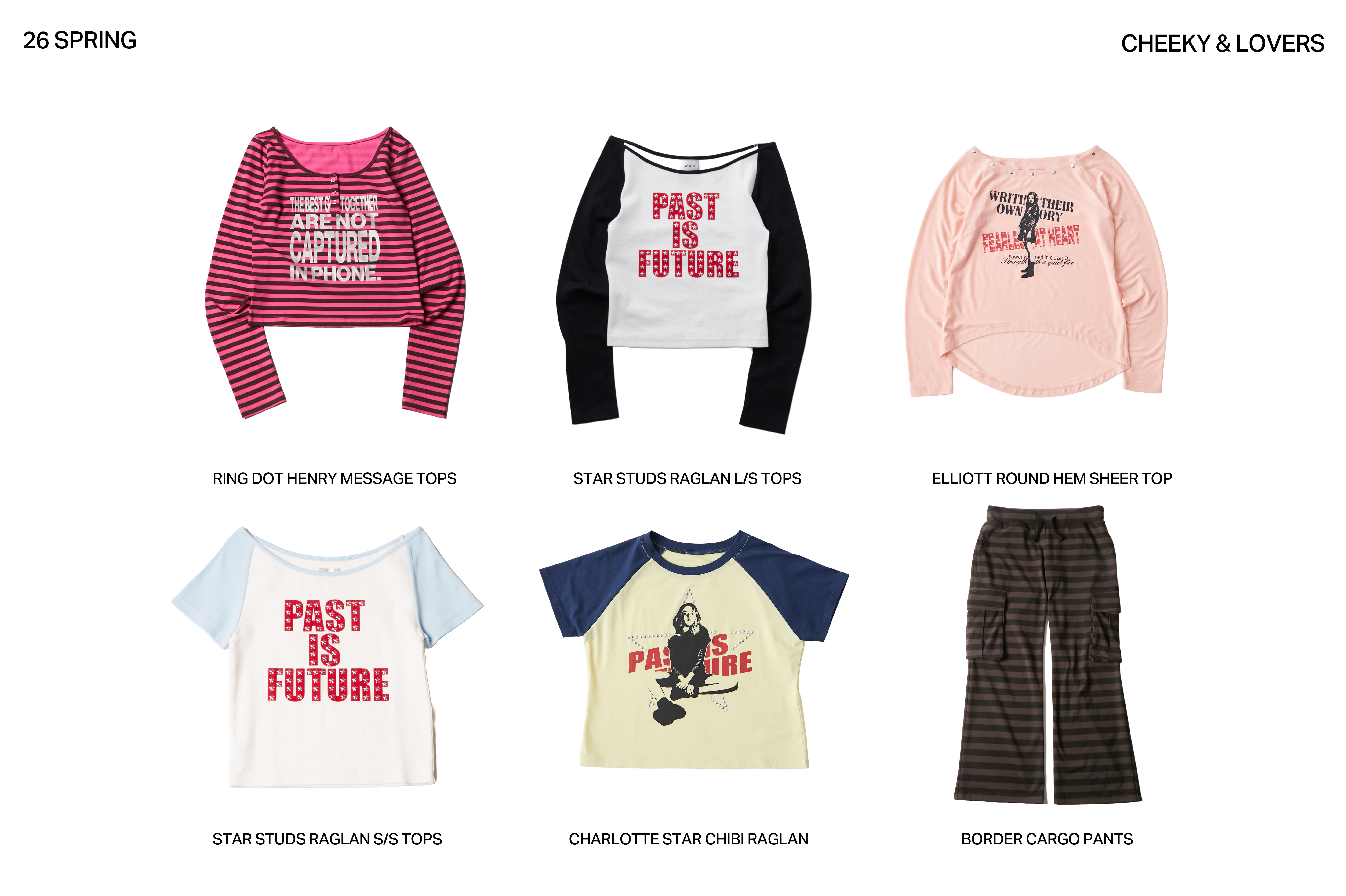 【SPRING TOPS】ロゴトップス