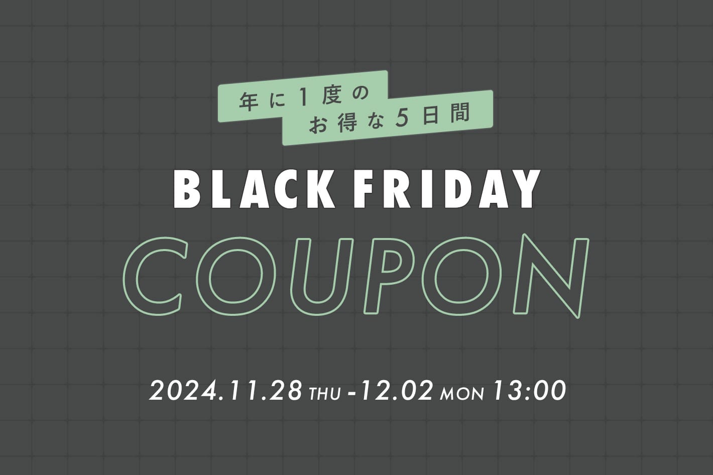 BLACK FRIDAY COUPON