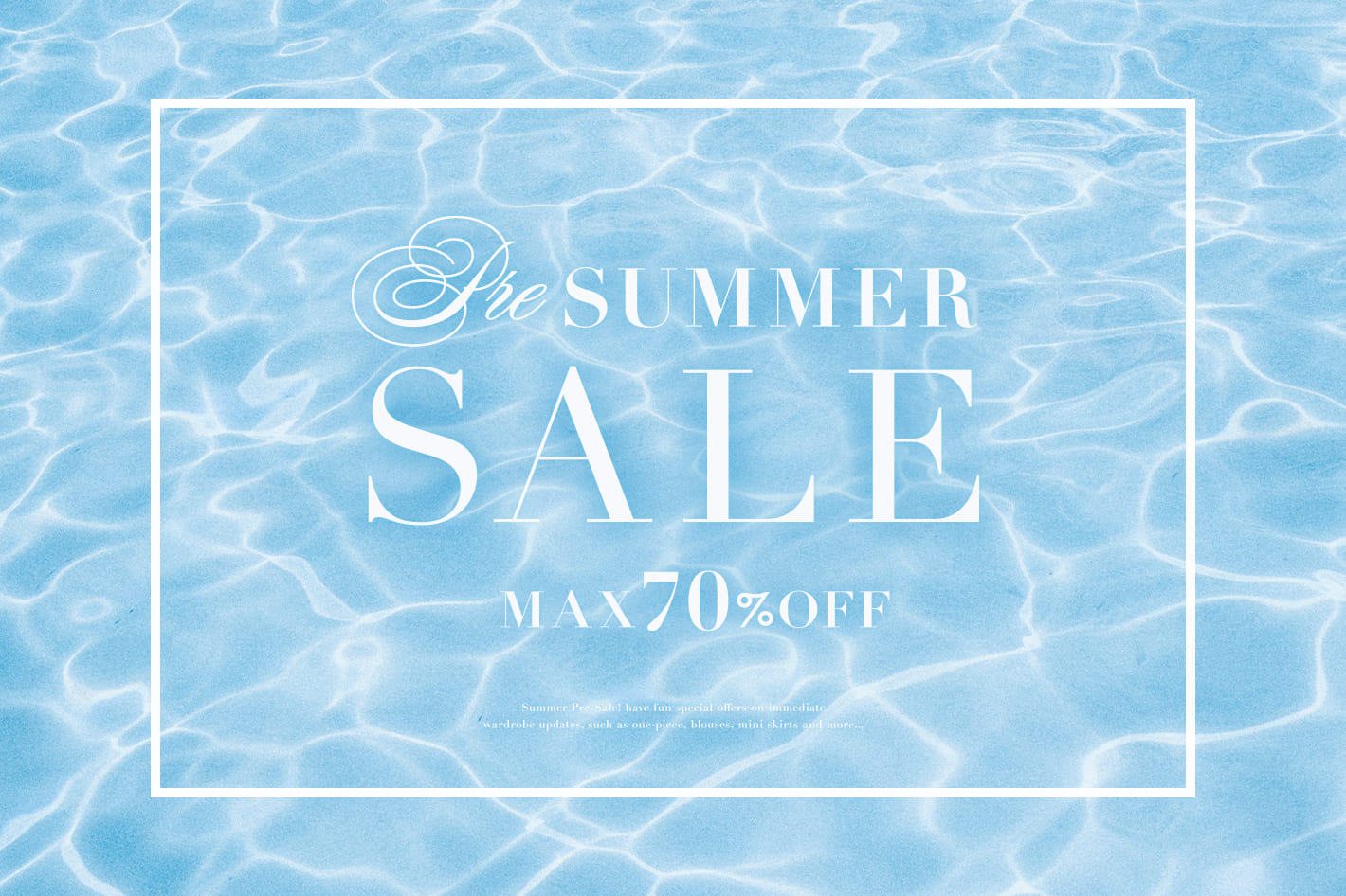MAX70％OFF！summersaleスタート♡