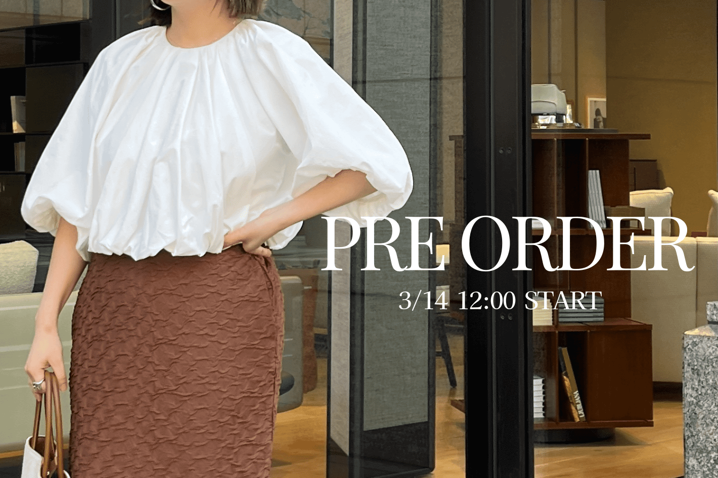 【PRE ORDER】3/14 12：00　予約スタート！