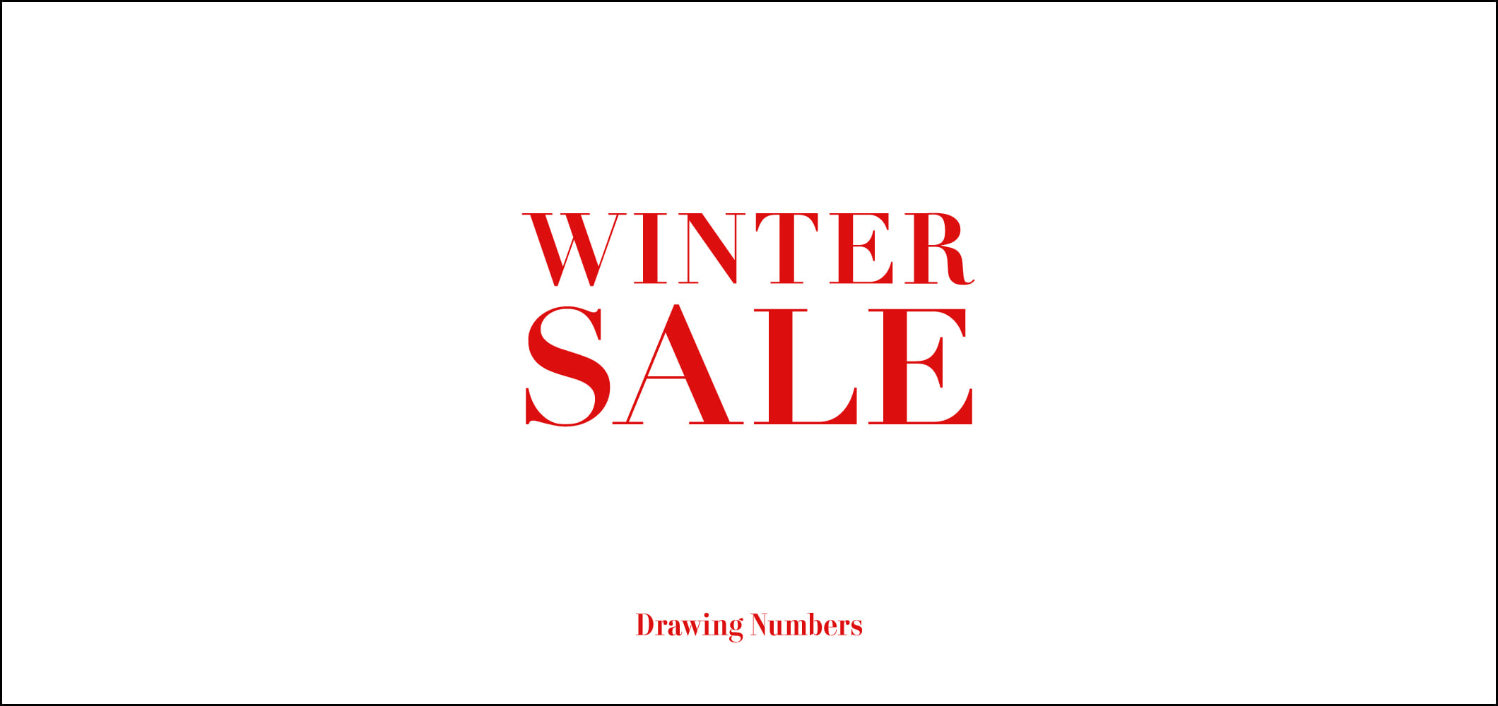 【WINTER SALE】本日からスタート！