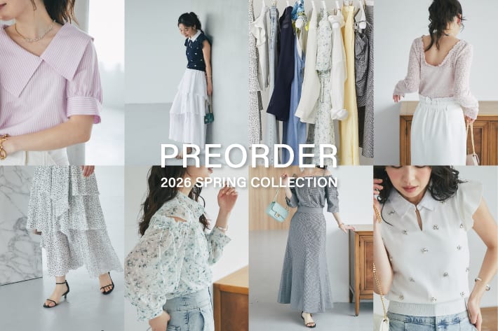 【PREORDER】2026春の新作先行予約販売スタート！
