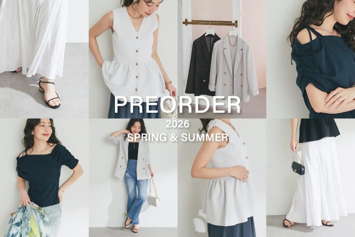【PREORDER】2026春夏の新作アイテム予約販売続々スタート！