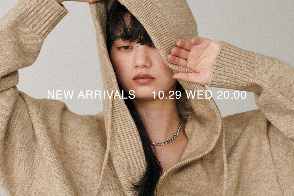 NEW ARRIVAL 《10.29 wed 新作アイテムをcheck》