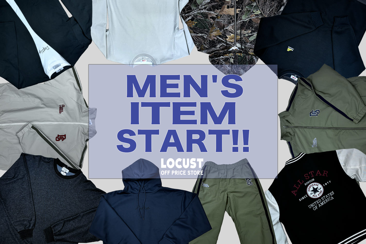 メンズアイテムの取り扱いスタート★