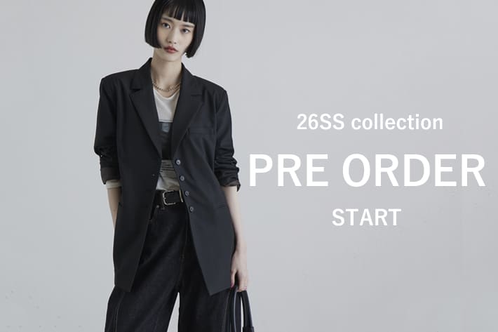 【Lui’s FEMME】26SScollection予約開始！