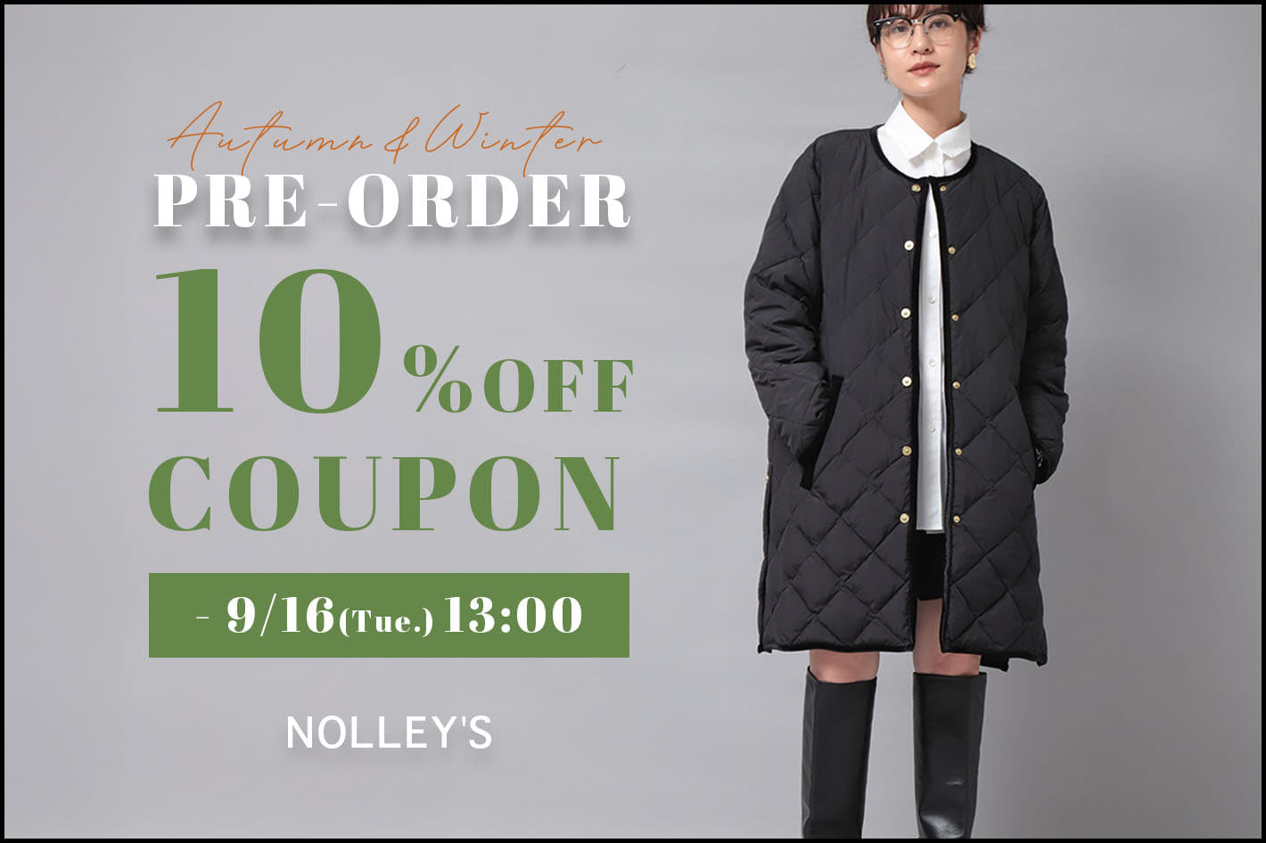 PRE ORDER10%OFF!