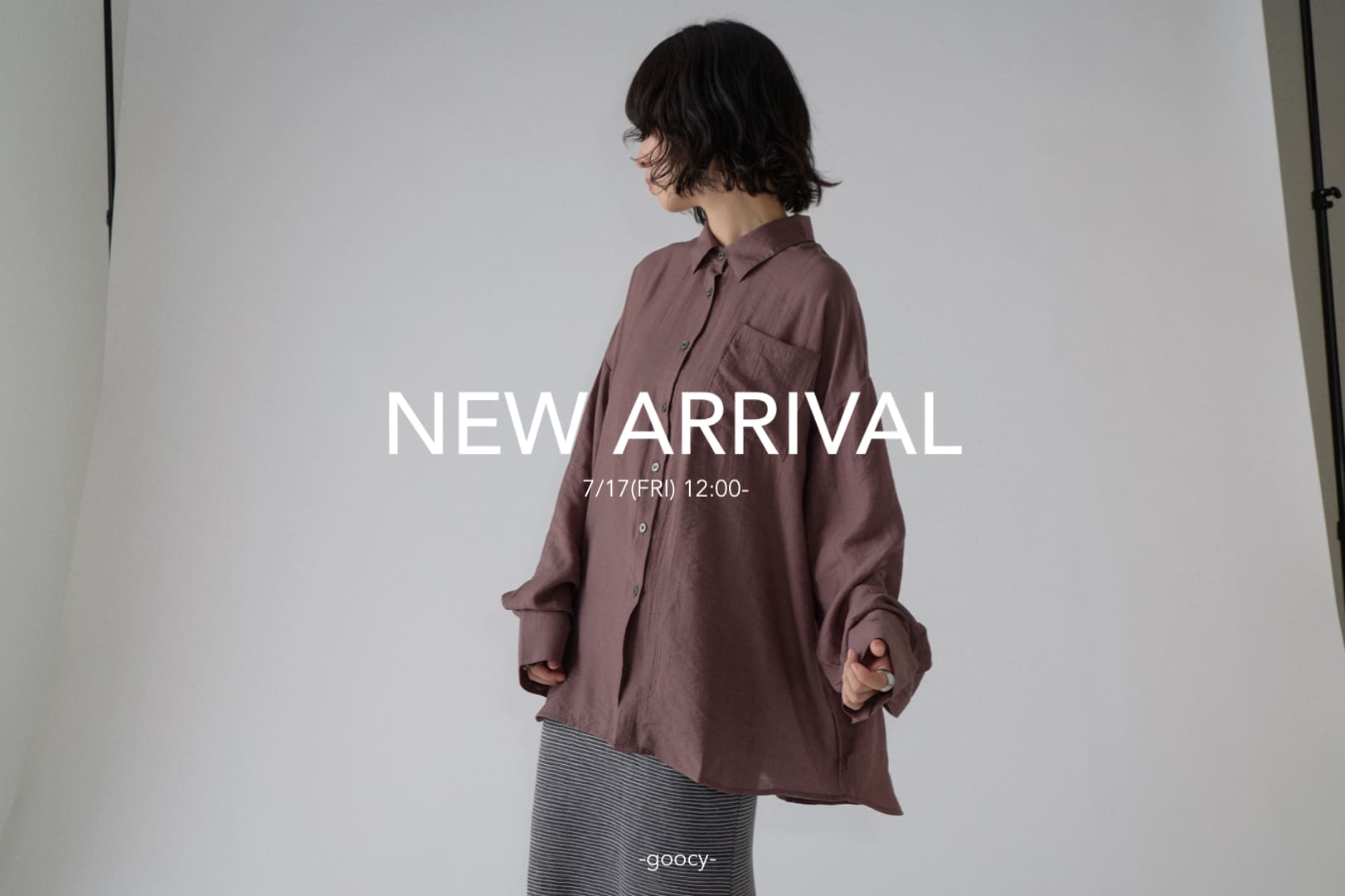 【NEW ARRIVAL】ほんのり透ける、大人の抜け感