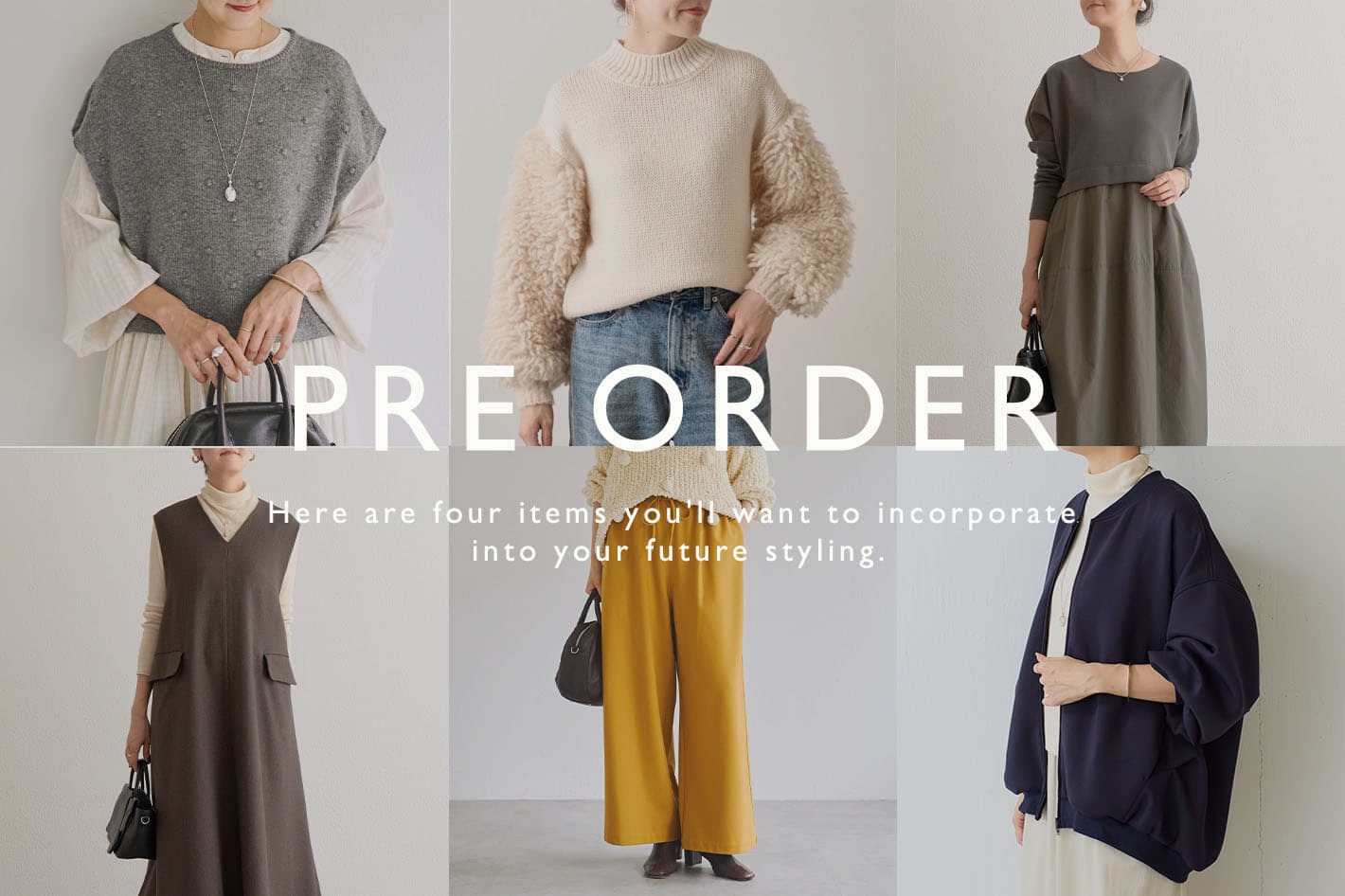 【PRE ORDER】新作アイテムが登場