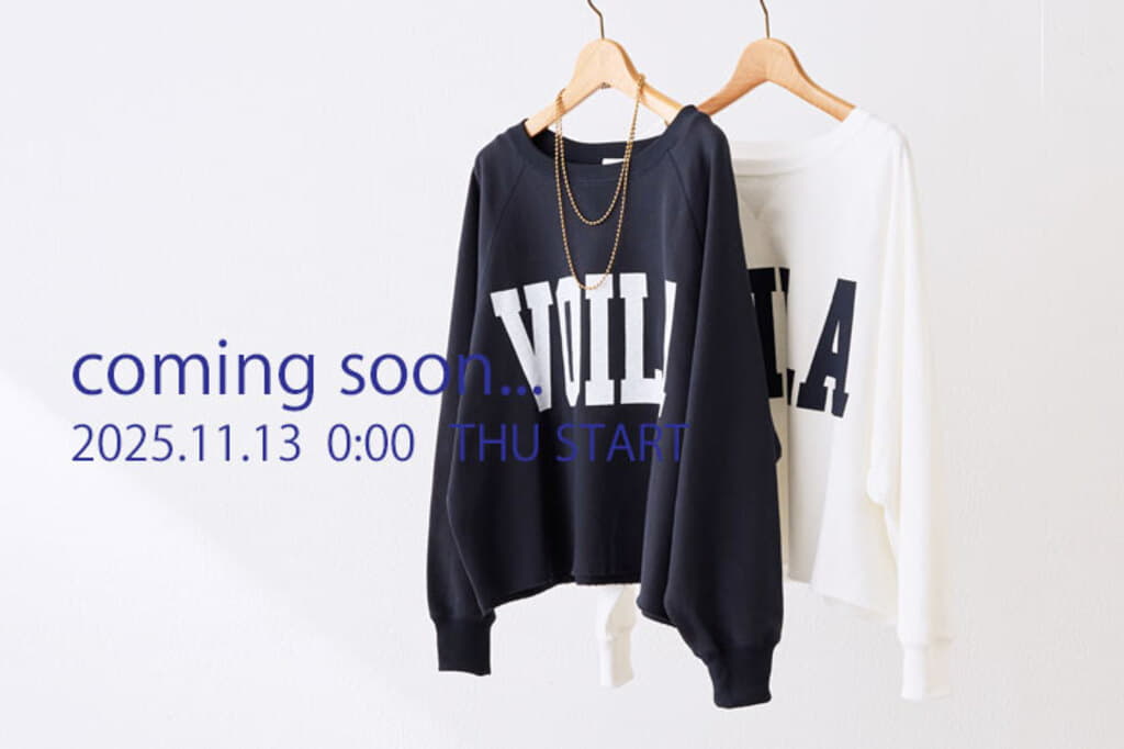 11/13(THU)   0:00-  予約販売スタート、注目アイテムをご紹介♪