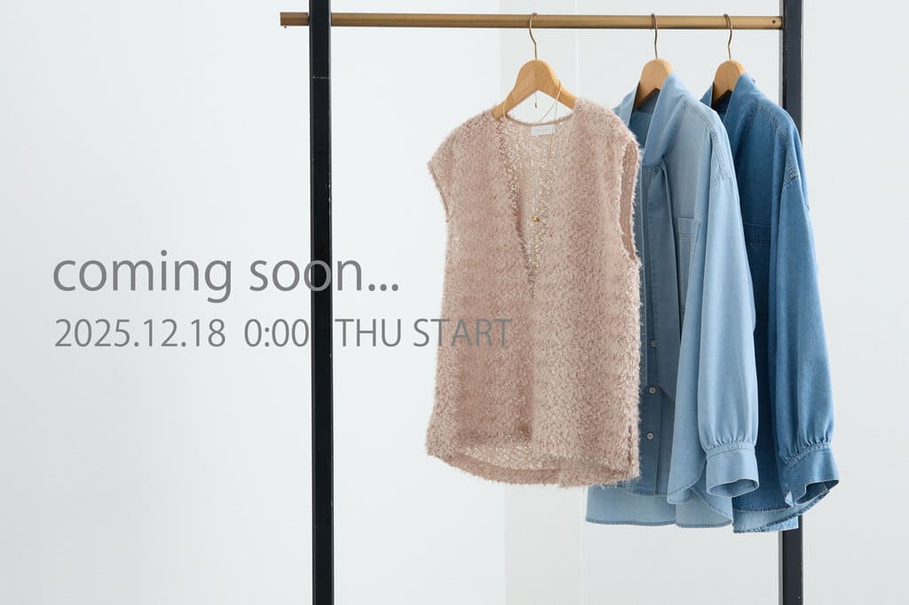 12/18(THU) 0:00- 予約販売スタート、注目アイテムをご紹介