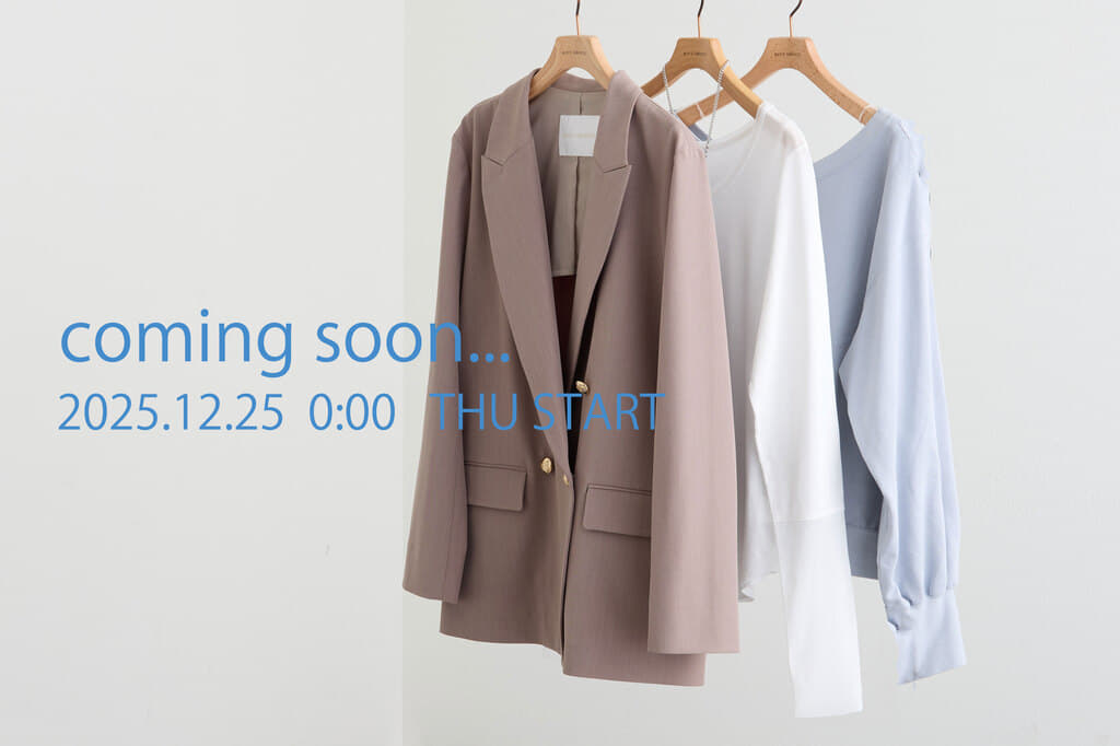 12/25(THU)   0:00-  予約販売スタート、注目アイテムをご紹介♪