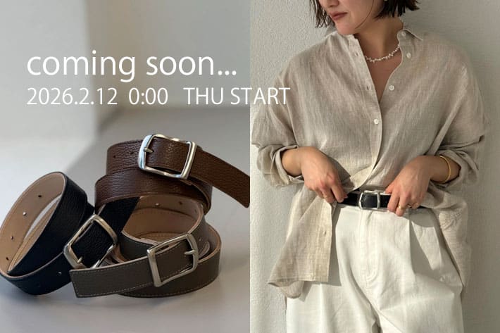 インフルエンサーSHIHOさん監修の人気レザーベルトに新作登場！