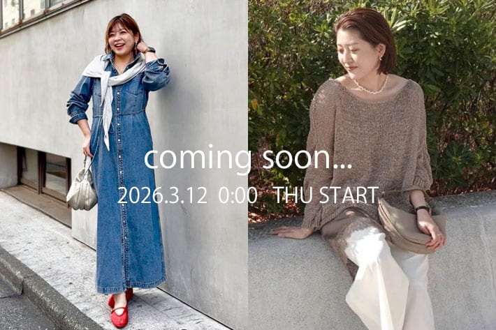 3/12(THU)0:00～予約販売スタート、注目のインフルエンサーコラボアイテムをご紹介！