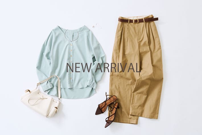 お仕事にもデイリー使いにも着られる春らしいブラウスが登場！