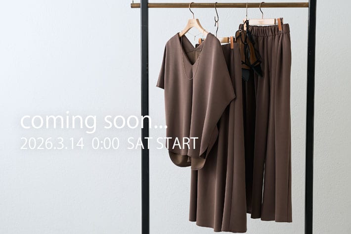 3/14(SAT)   0:00-  予約販売スタート、注目アイテムをご紹介♪