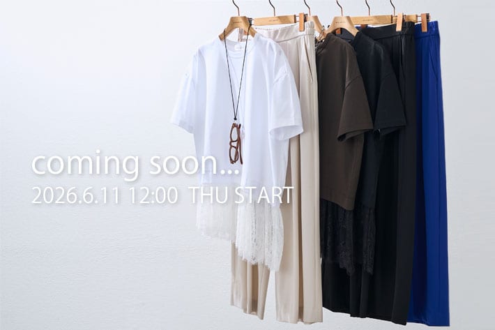 6/11(STHU)   12:00-  販売スタート、注目アイテムをご紹介♪