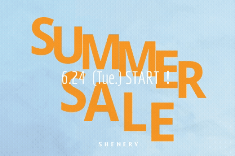 SUMMER SALE スタート！