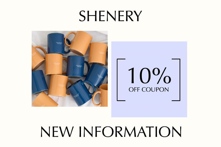 【告知】SHENERYから3つの情報をお届け！