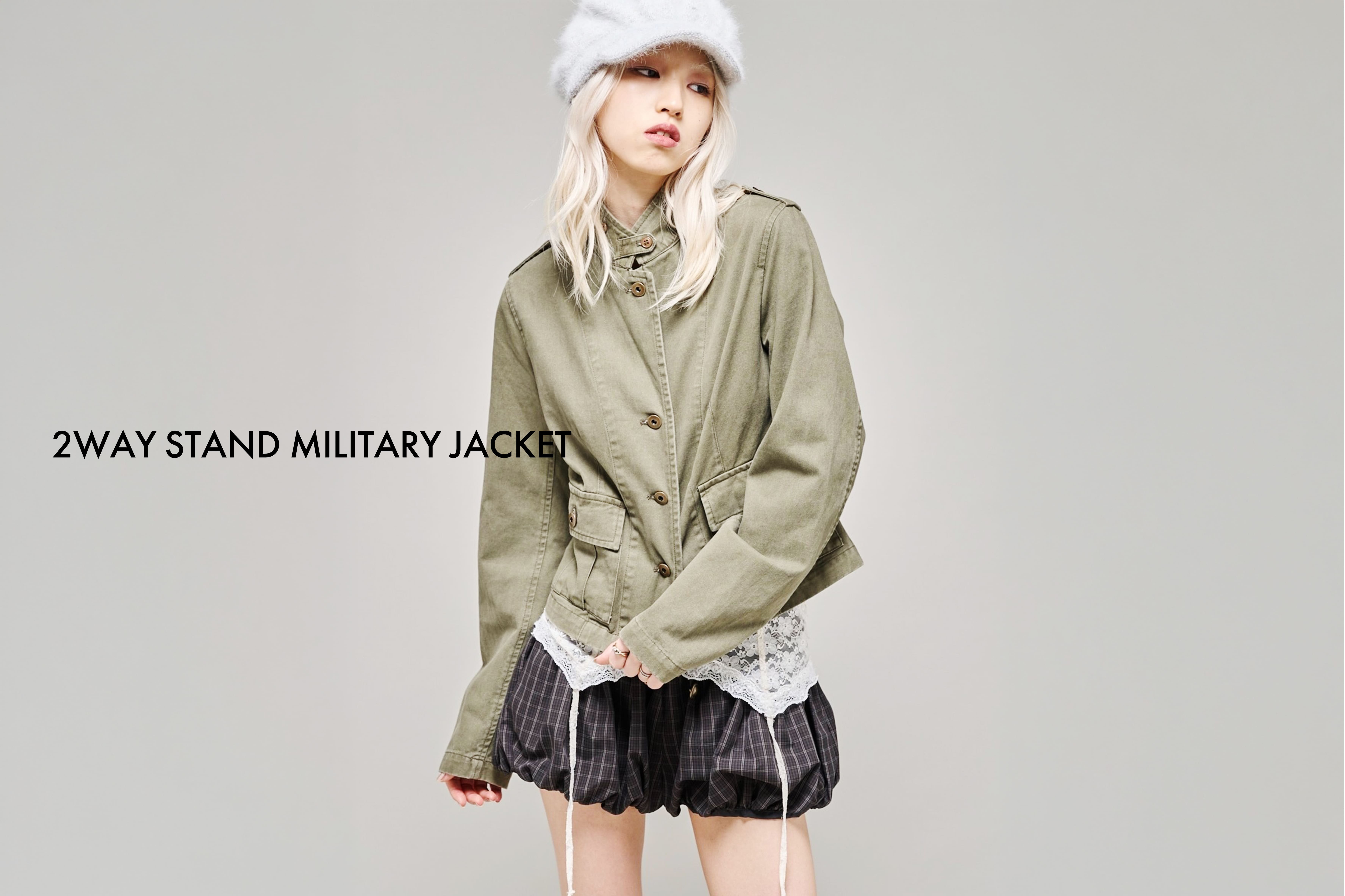 2WAY STAND MILITARY JACKET