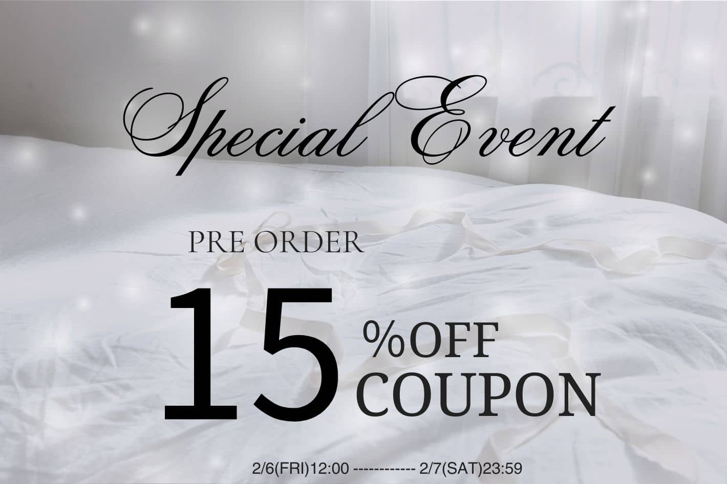 30時間限定！予約商品が15%off