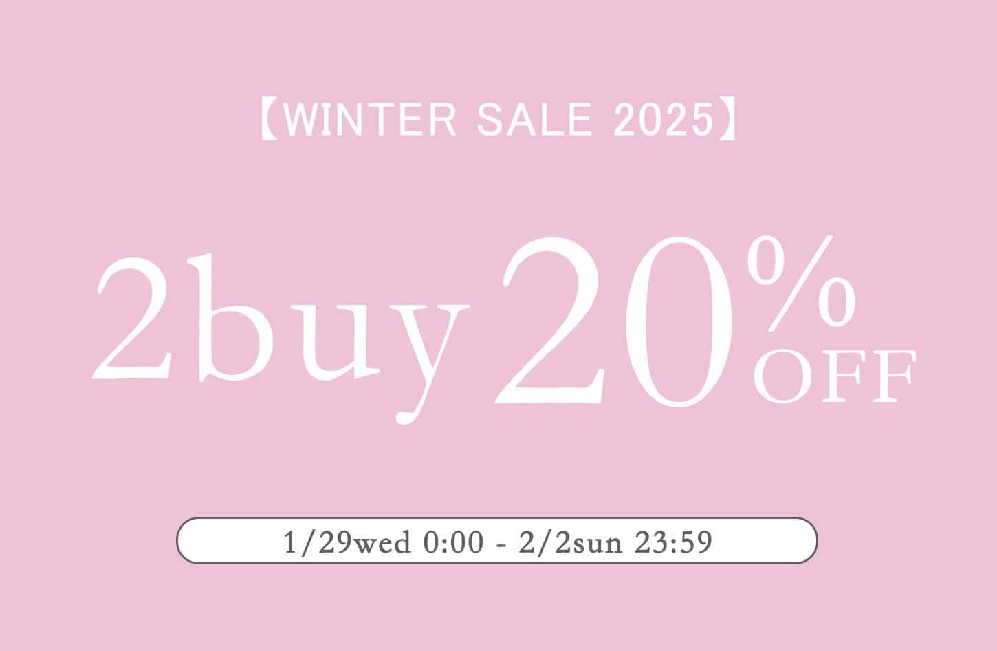 【one after another NICECLAUP】2buy20%OFFクーポン