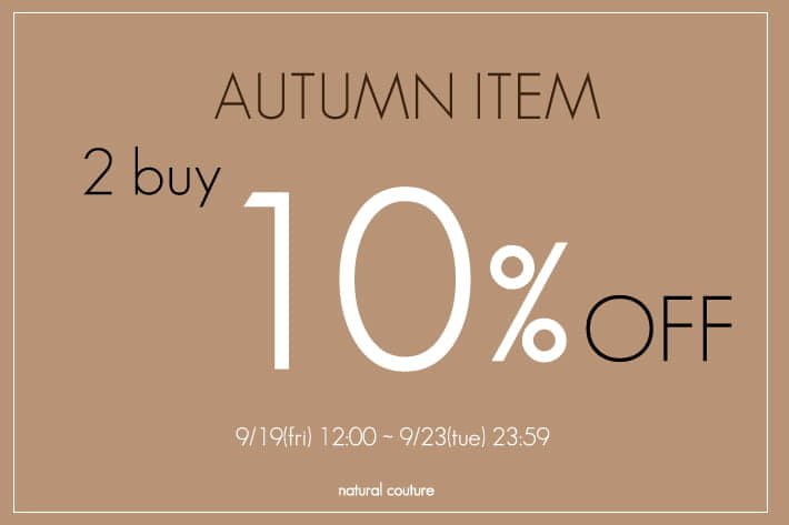 【natural couture】2buy10%OFF