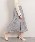 natural couture(ナチュラルクチュール) オパールフラワープリーツレディスカート